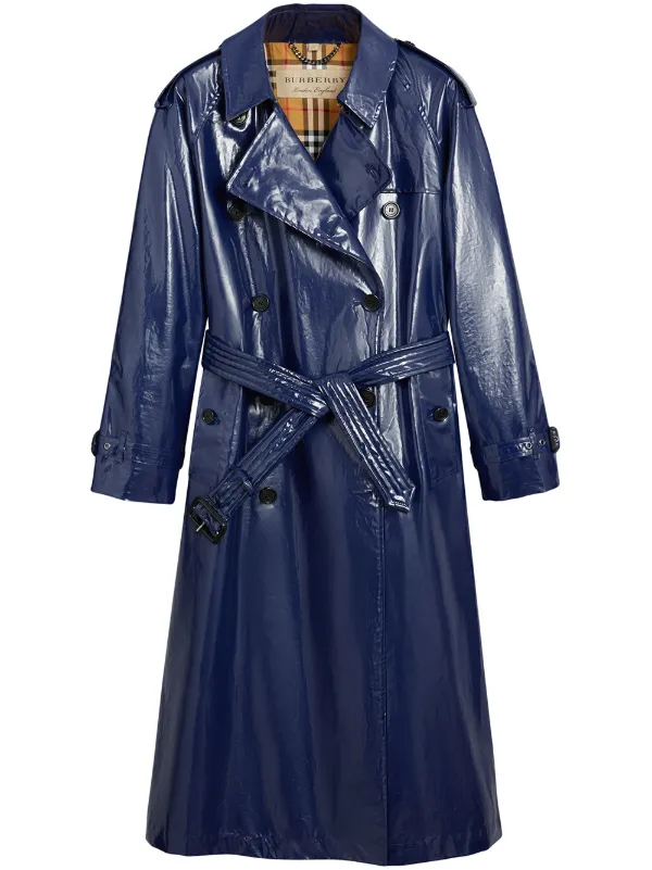 burberry vinyl trench coat