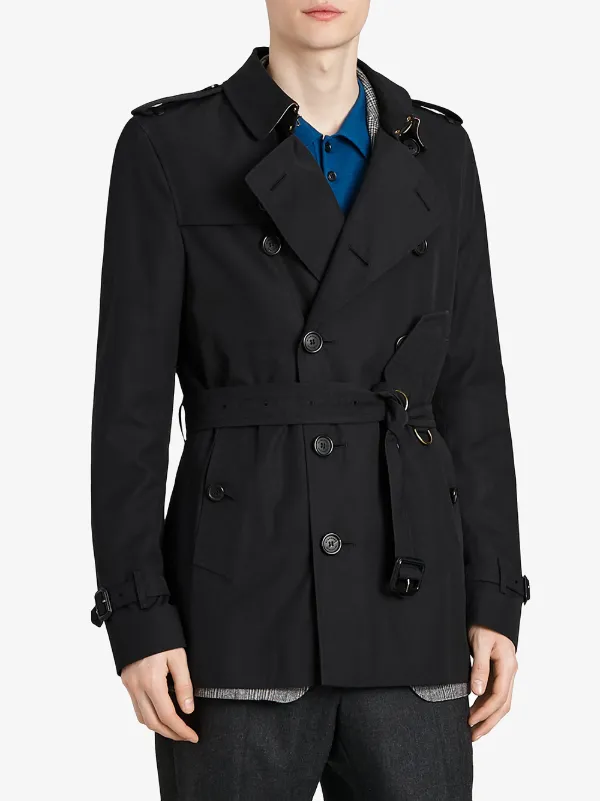 short burberry trench