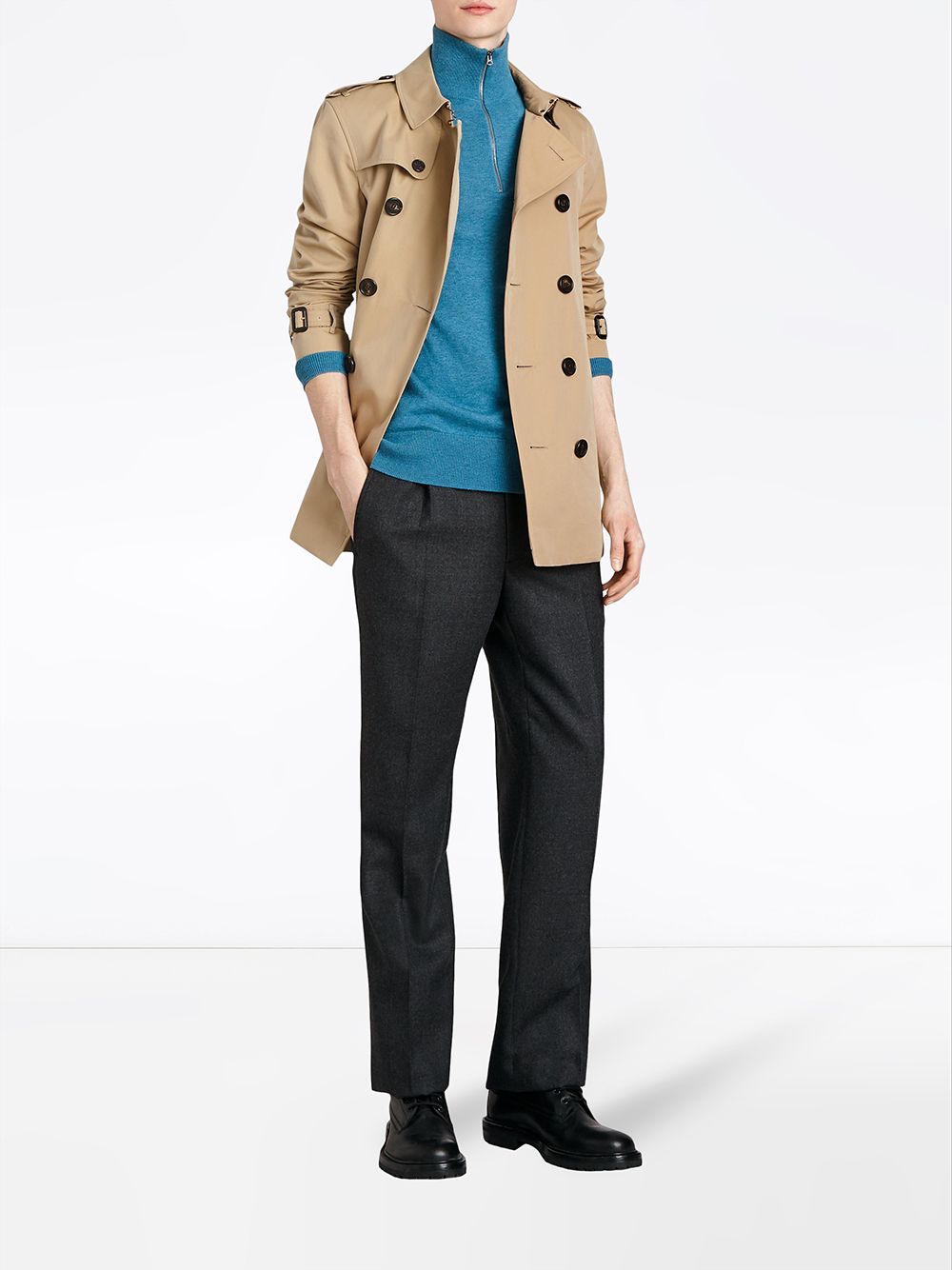 Burberry The Chelsea Short Trench Coat Aw20 | Farfetch.Com