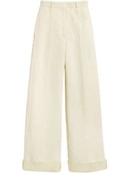 burberry pants womens white