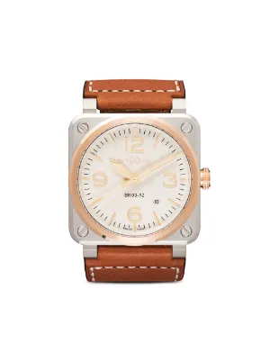 Bell & Ross ساعة BR03-92 من الفولاذ 42 ملم