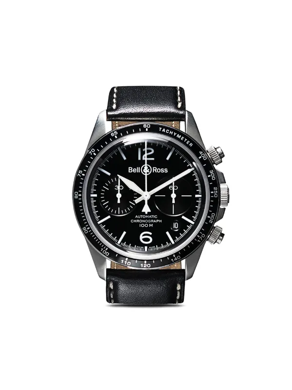 bell and ross black steel