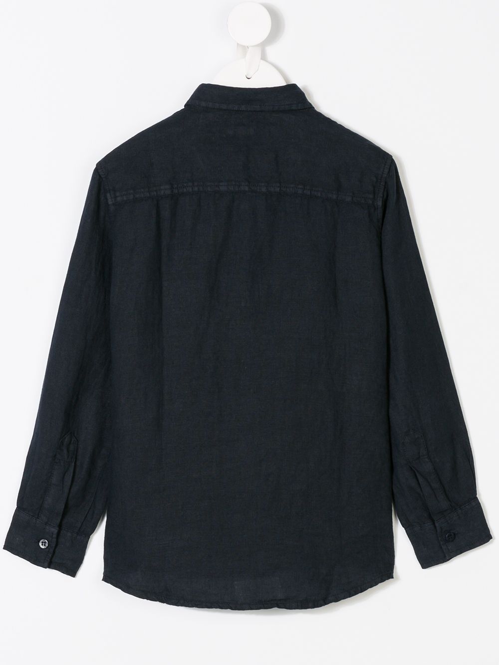 Shop Il Gufo Linen Shirt In Blue