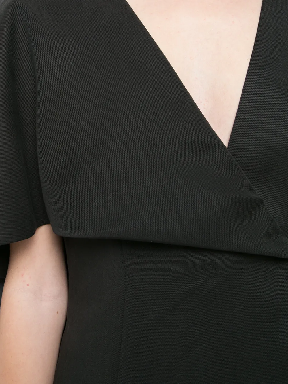 Asymmetric-Sleeve Blouse