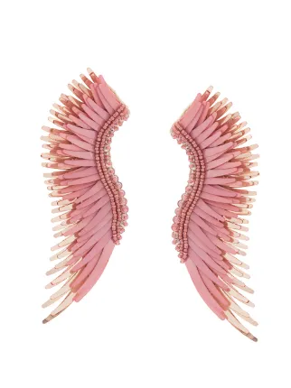 Mignonne Gavigan Long Wings Beaded Earrings Farfetch Mignonne Gavigan Long Wings Beaded Earrings