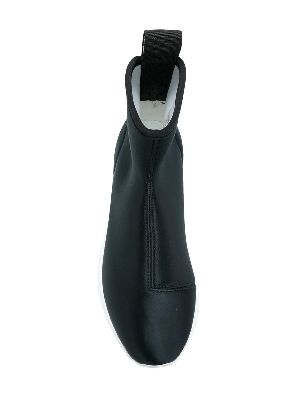 Moschino zapatillas altas con calcetÃn - Negro - Moschino | Mystilo