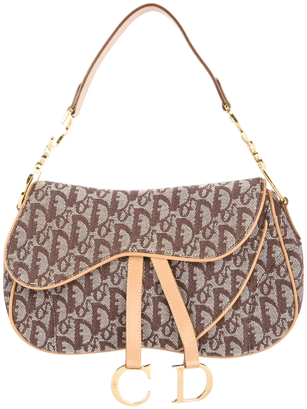Christian Dior Trotter Pattern Saddle Bag - Farfetch