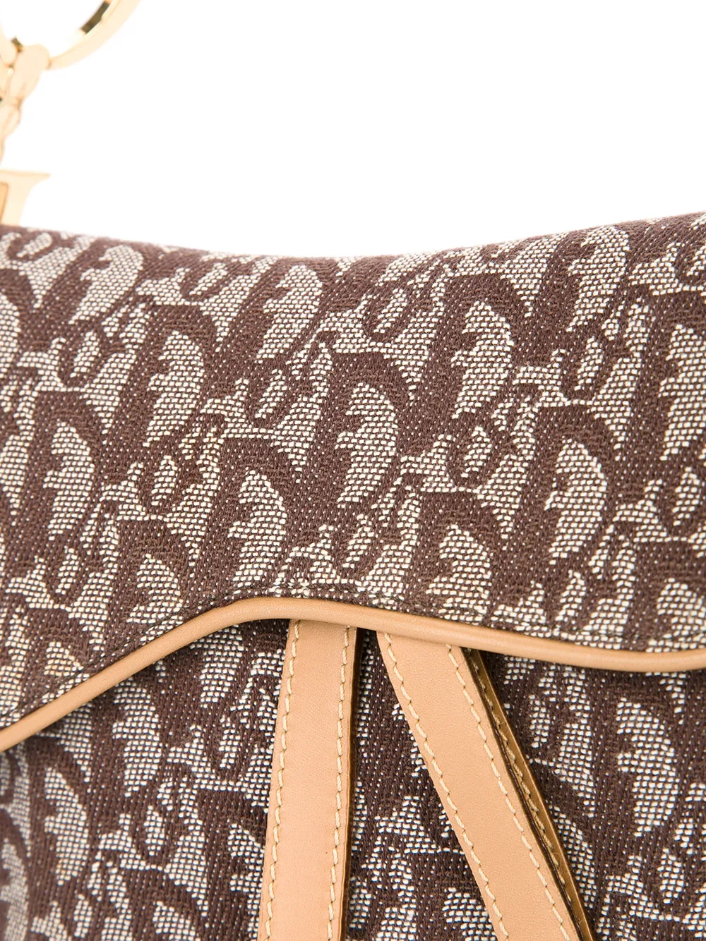 Christian Dior Trotter Pattern Saddle Bag - Farfetch