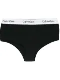 Calvin Klein logo waistband shorty briefs - Black