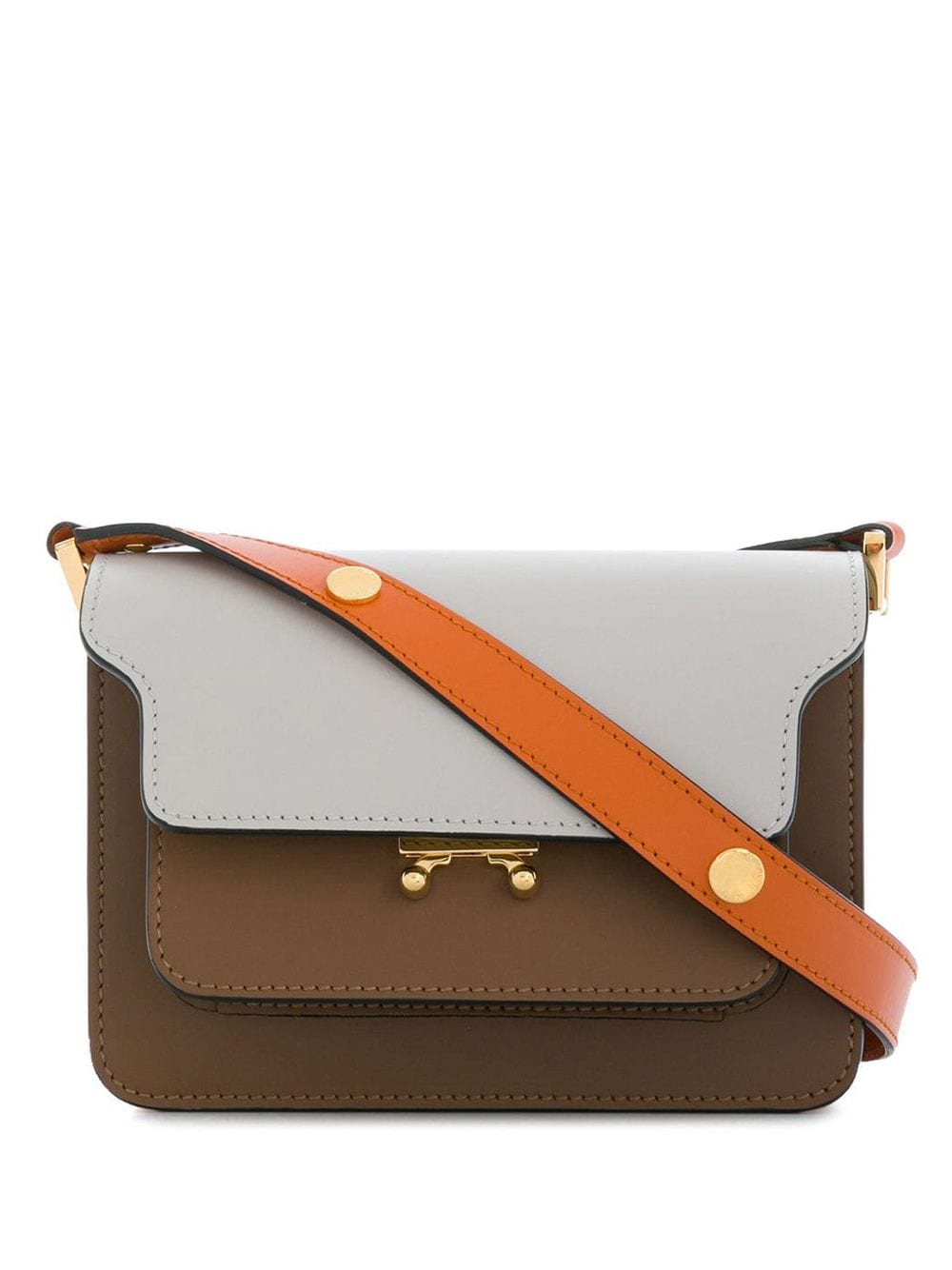 

Marni Mini Trunk shoulder bag - Brown