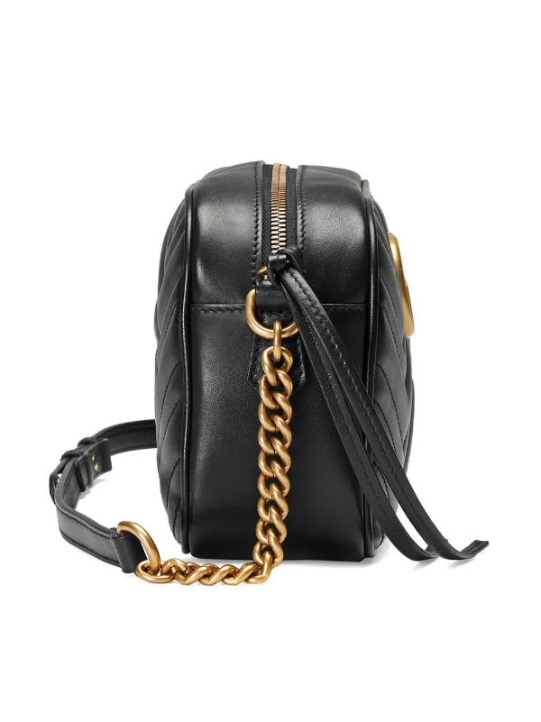 Gucci Shoulder Bag Gg Marmont Small Size In Matelassè Leather