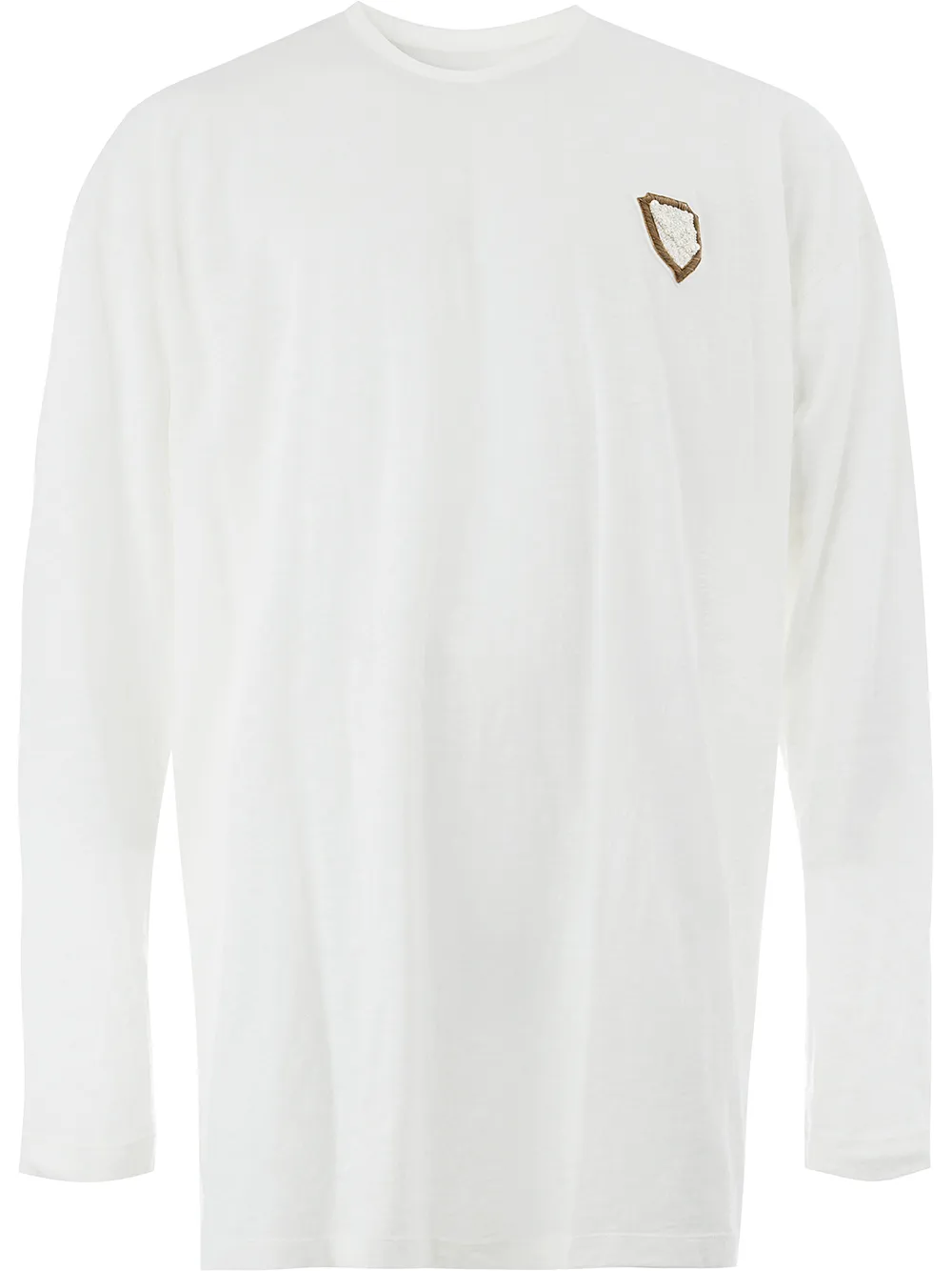 Ih Nom Uh Nit chest patch oversize T-shirt | blanco | Image 1