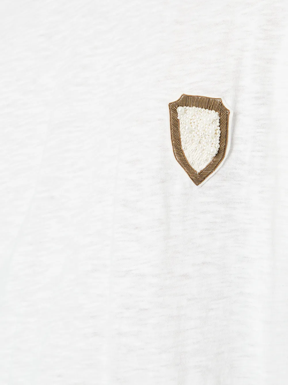 Ih Nom Uh Nit chest patch oversize T-shirt Wit