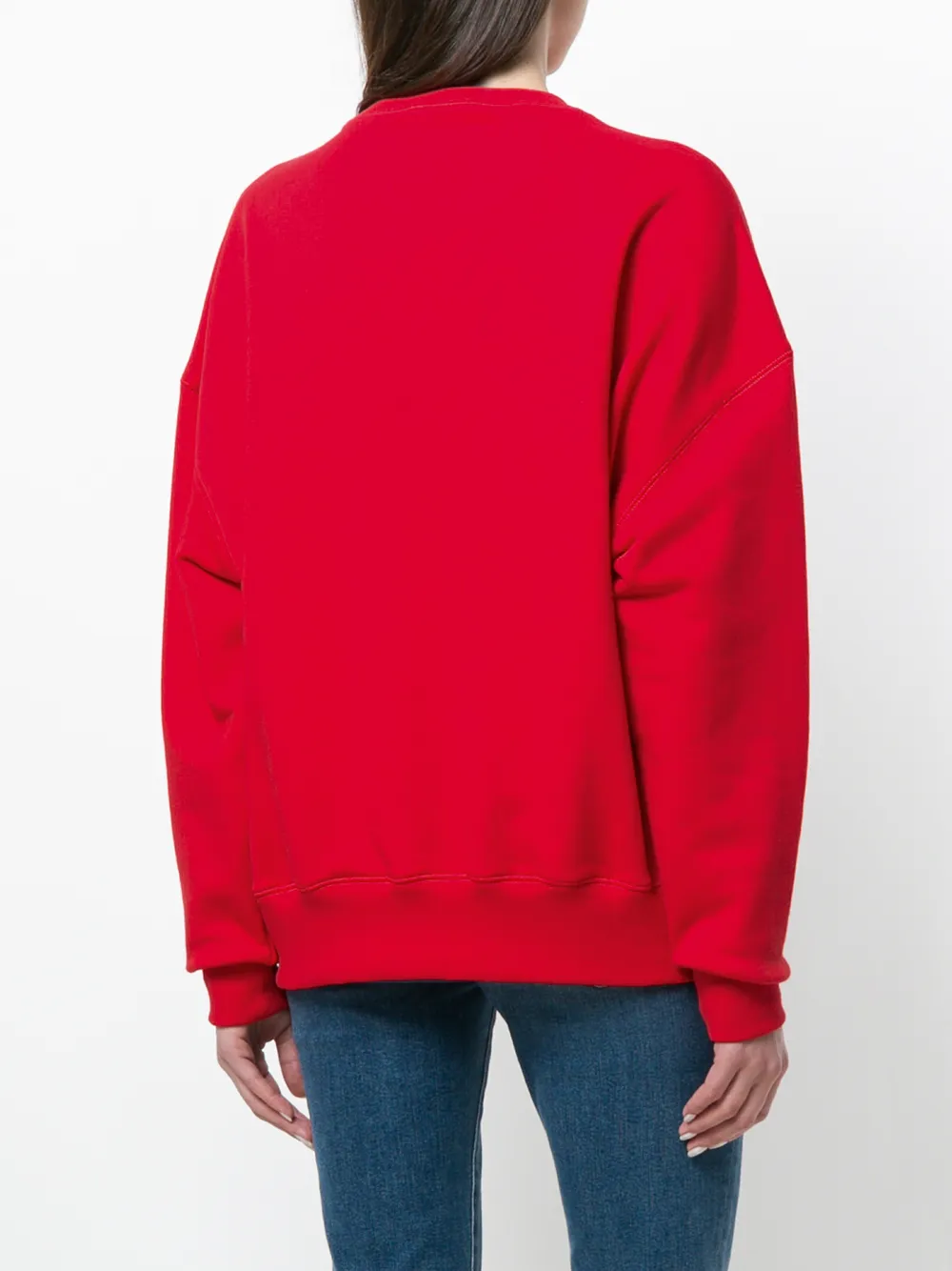 Alexander McQueen skull print sweatshirt Rood