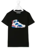 Mostly Heard Rarely Seen 8-Bit pixelated sneaker-print T-shirt - Black