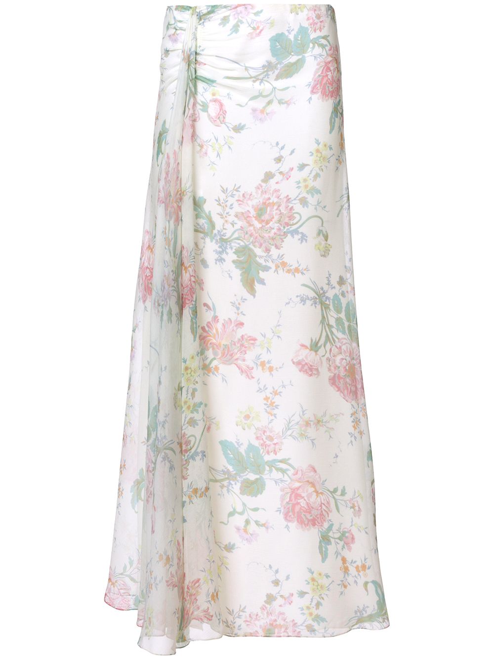 фото Ralph lauren collection расклешенная юбка с цветочным рисунком