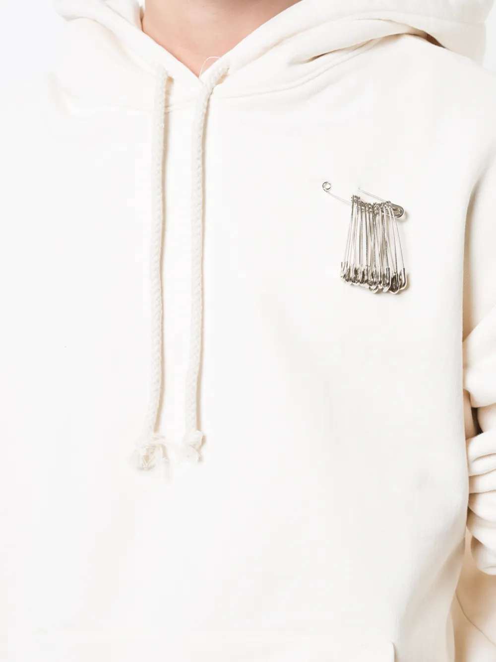 424 Oversized Safety Pin Hoodie Farfetch
