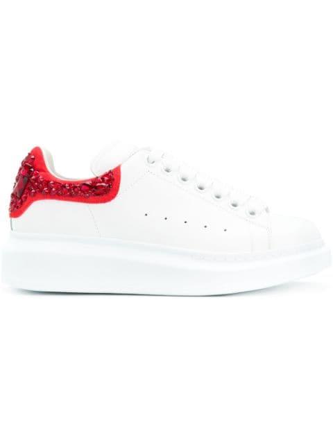 ALEXANDER MCQUEEN EMBELLISHED OVERSIZED SNEAKERS,508289WHQYD12823050