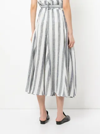 Simmons stripe godet skirt展示图