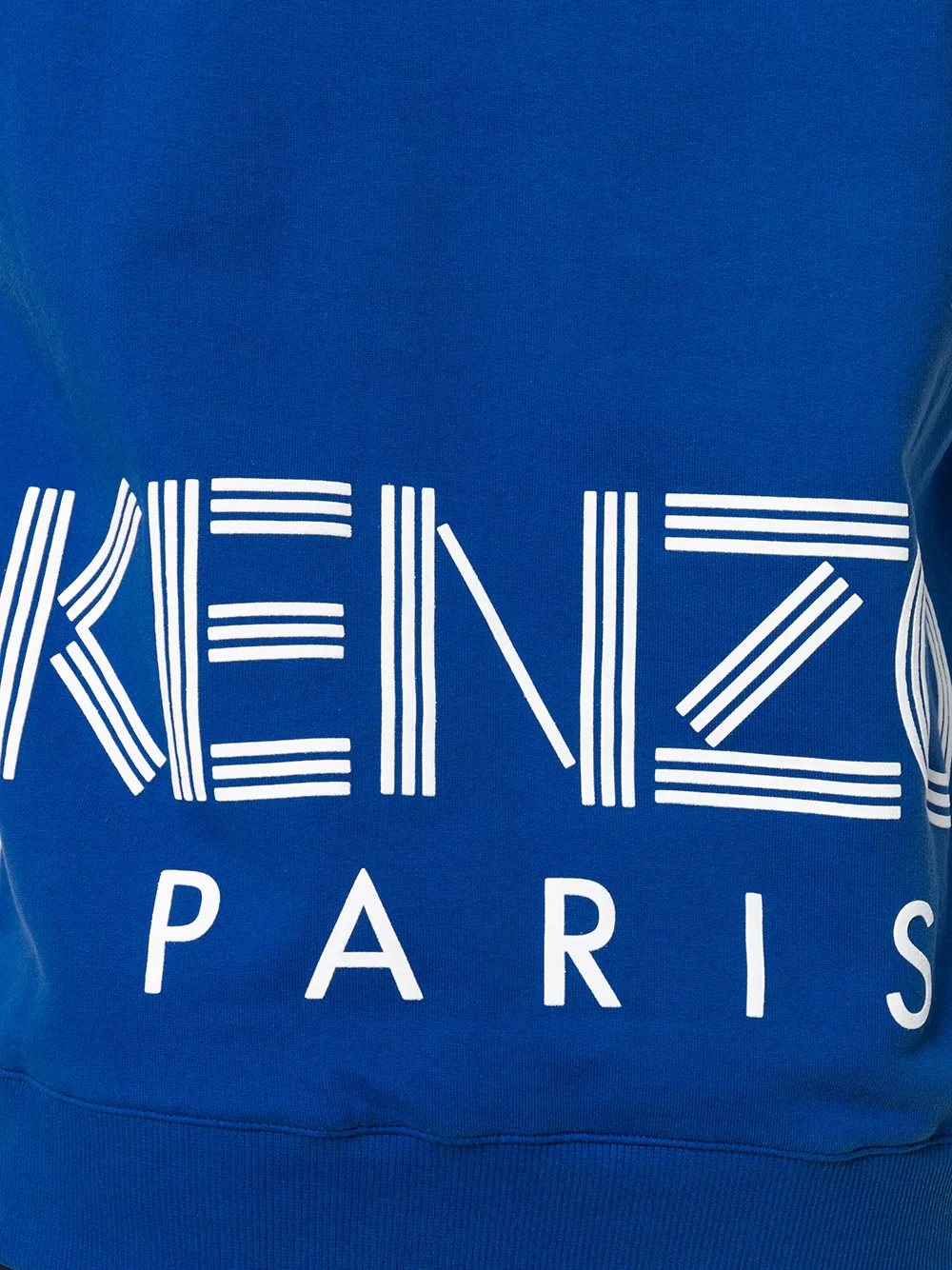 Kenzo logo print sweatshirt Blauw