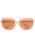 Dita Eyewear square tinted sunglasses - Pink