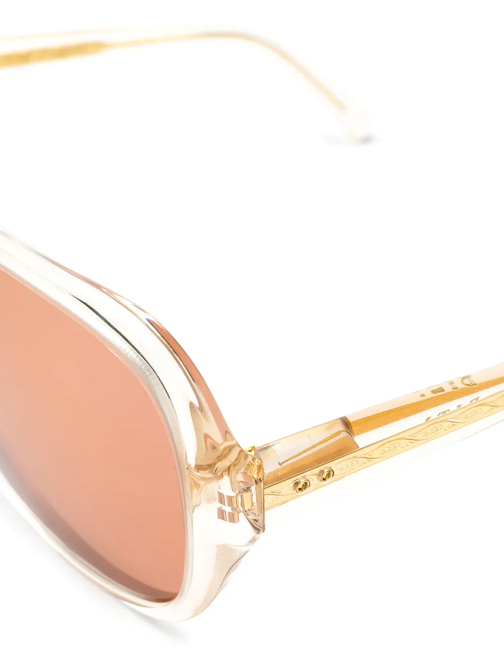 Dita Eyewear Square Tinted Sunglasses In Pink