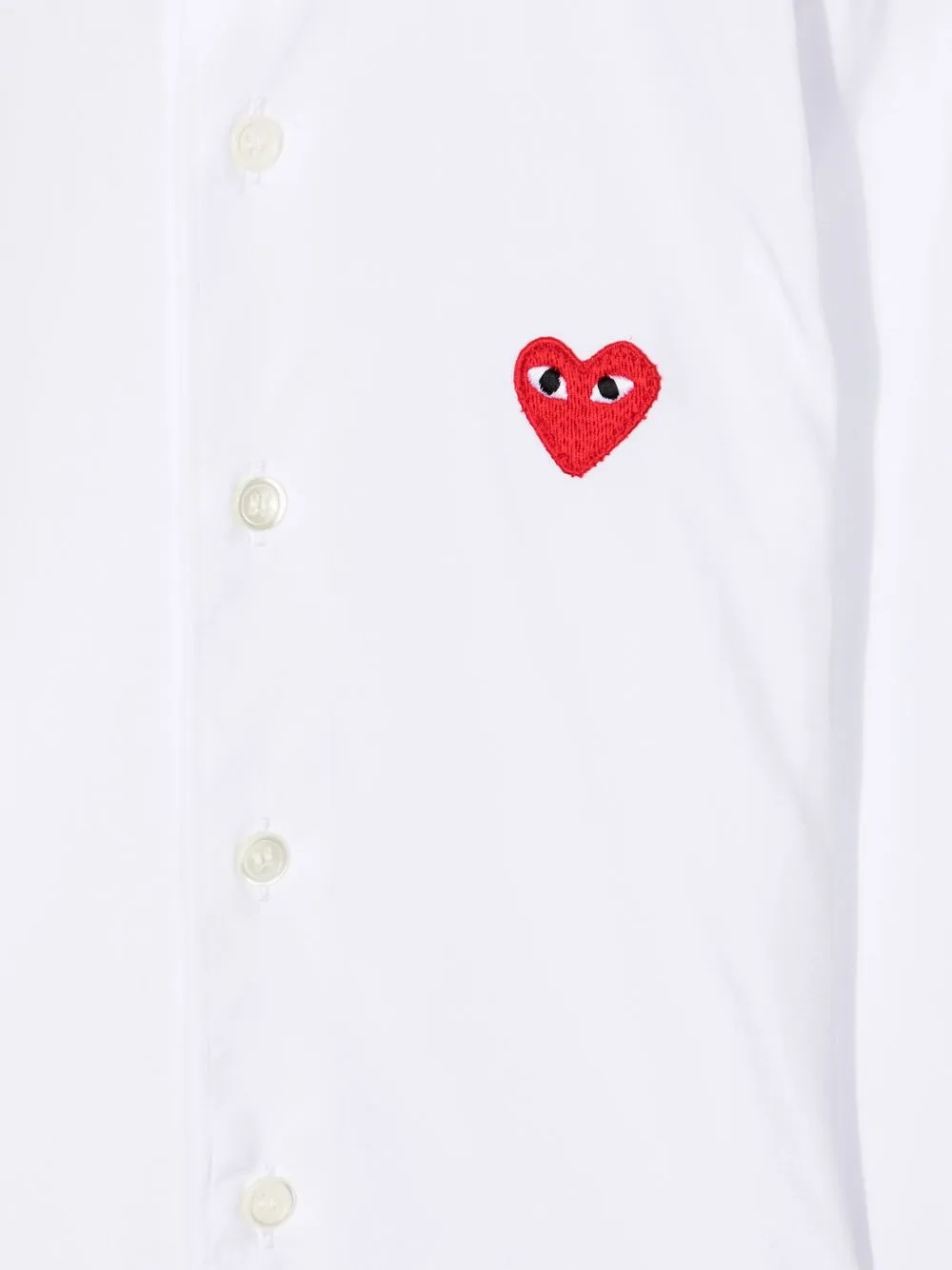 Cdg play button shirt online