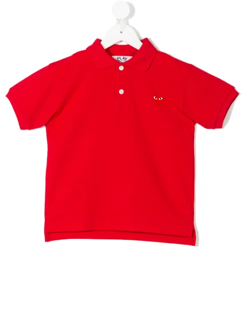 Comme Des Garçons Play Kids heart polo shirt