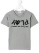الصورة 1 من Comme Des Garçons Play Kids تيشيرت بطبعة شعار