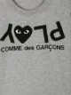 Comme Des Garçons Play Kids تيشيرت بطبعة شعار