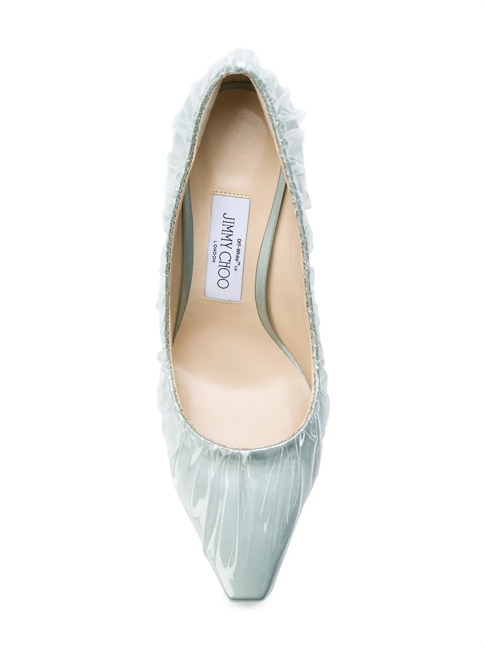 Off-White x Jimmy Choo Anne 100 pumps Blue