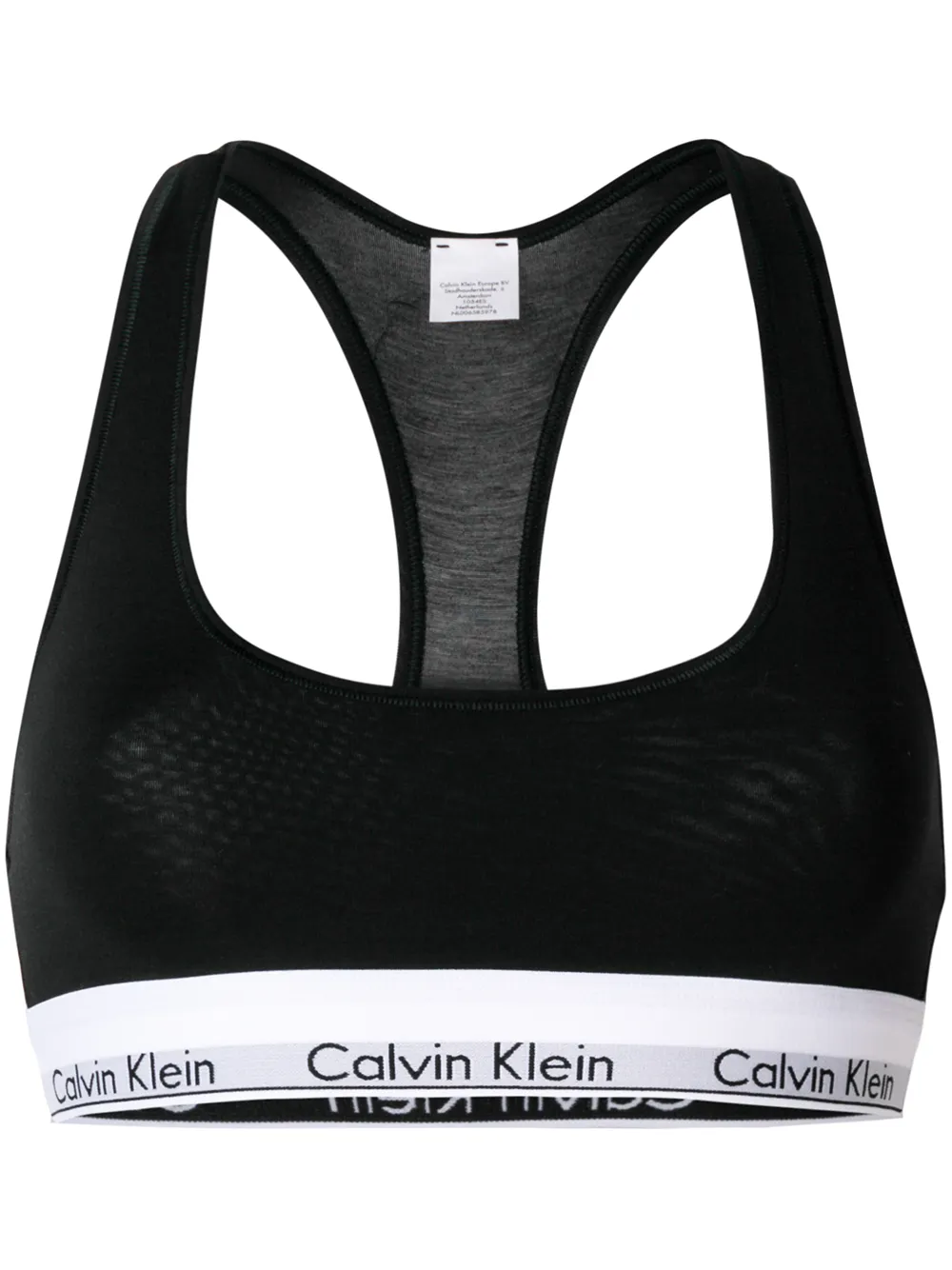 Calvin Klein Underwear Bustier mit Logo-Band - Schwarz