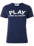 Comme Des Garçons Play slim fit logo T-shirt - Blue