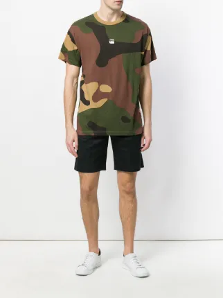 camouflage print T-shirt展示图