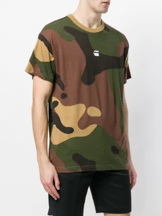 camouflage print T-shirt展示图