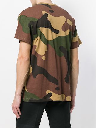 camouflage print T-shirt展示图