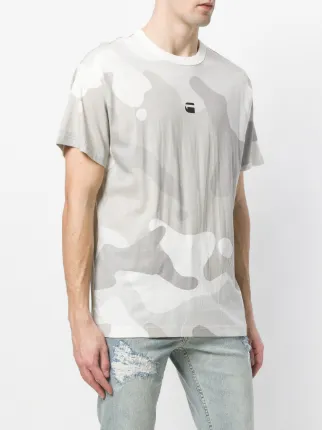 camouflage print T-shirt展示图