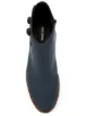 Sarah Chofakian Bota cano baixo de couro e neoprene