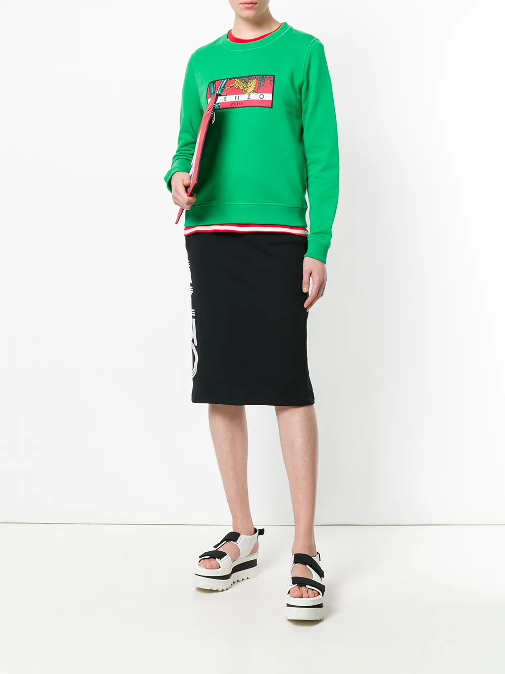 kenzo sudadera verde