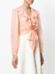 Temperley London Gepunktete Seidenbluse