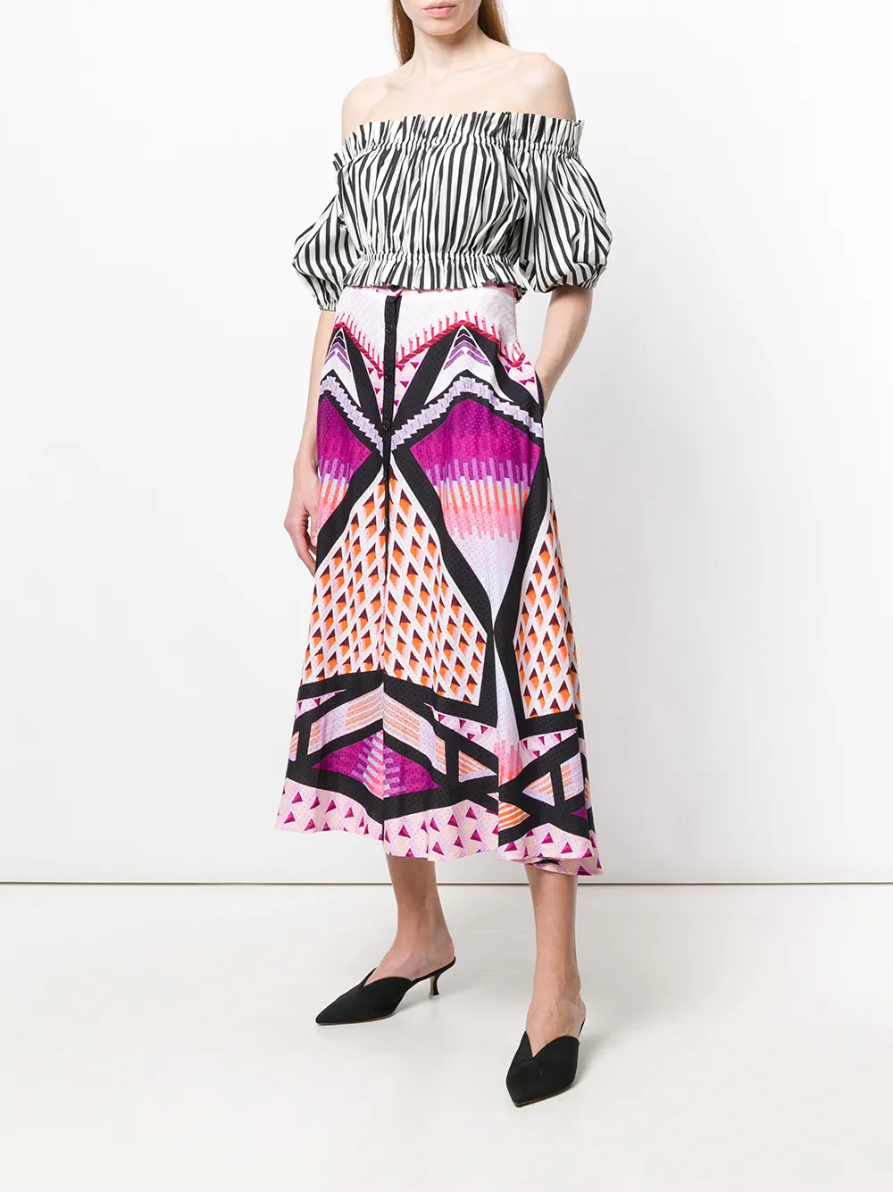  Temperley London Sunrise Skirt   Lilac 