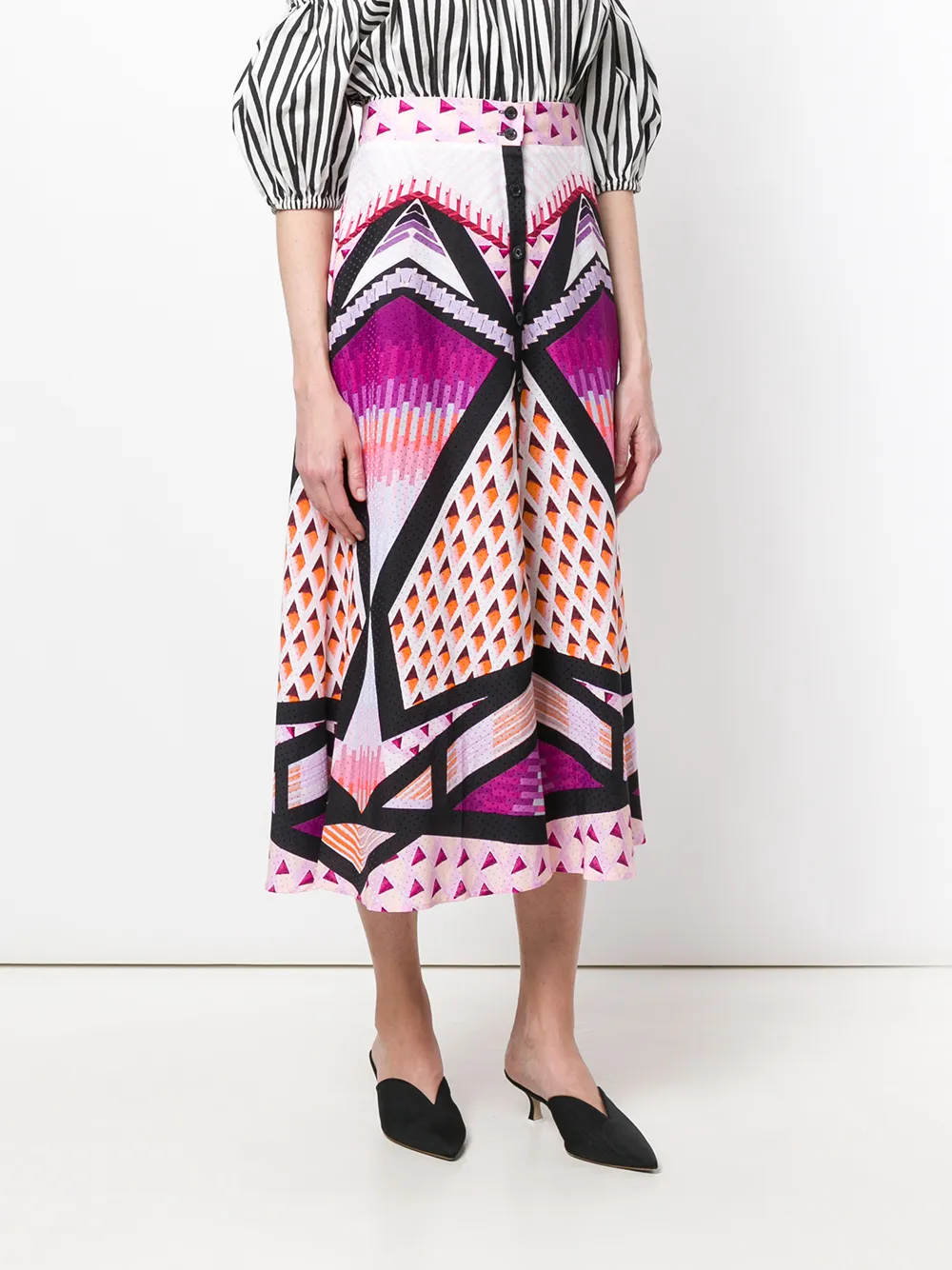  Temperley London Sunrise Skirt   Lilac 