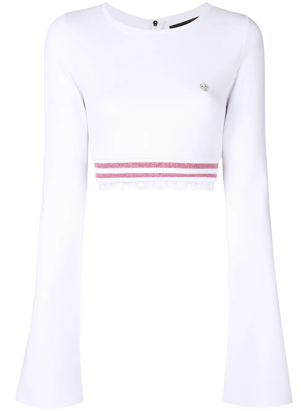 Philipp Plein Top 'Run The World' - Bianco