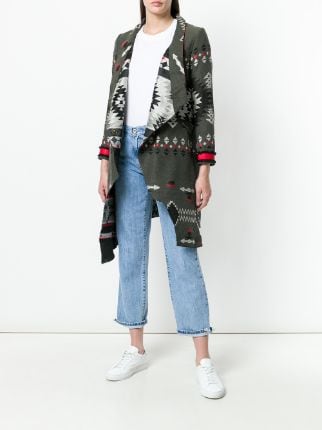 embroidered motif cardi-coat展示图