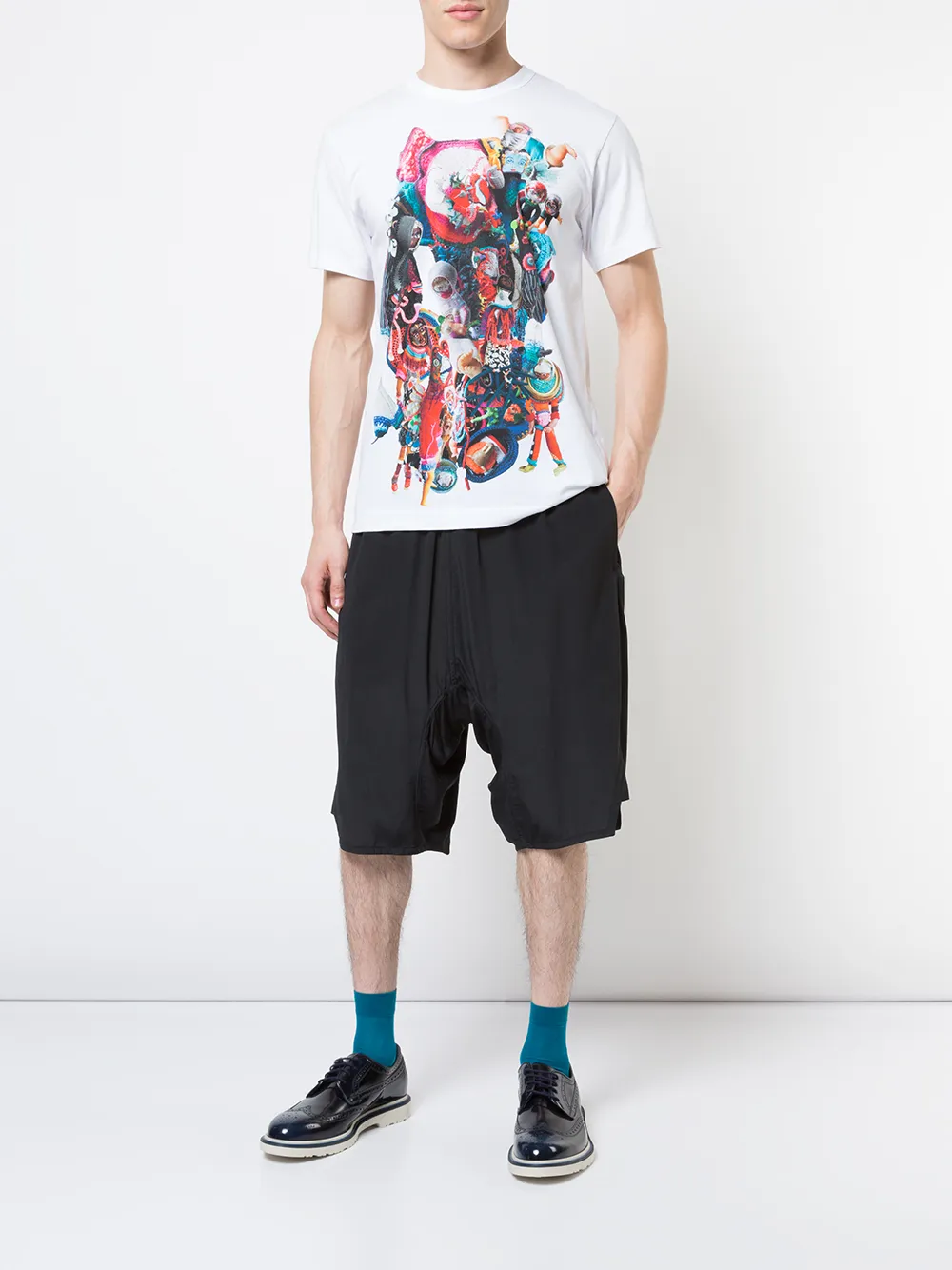 Comme des Garçons Homme Plus graphic print T-shirt - Wit