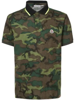moncler blue camo polo moncler blue camo polo