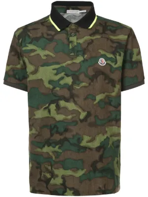 moncler camo polo