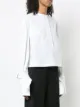 Proenza Schouler Cotton Poplin Buckled Top