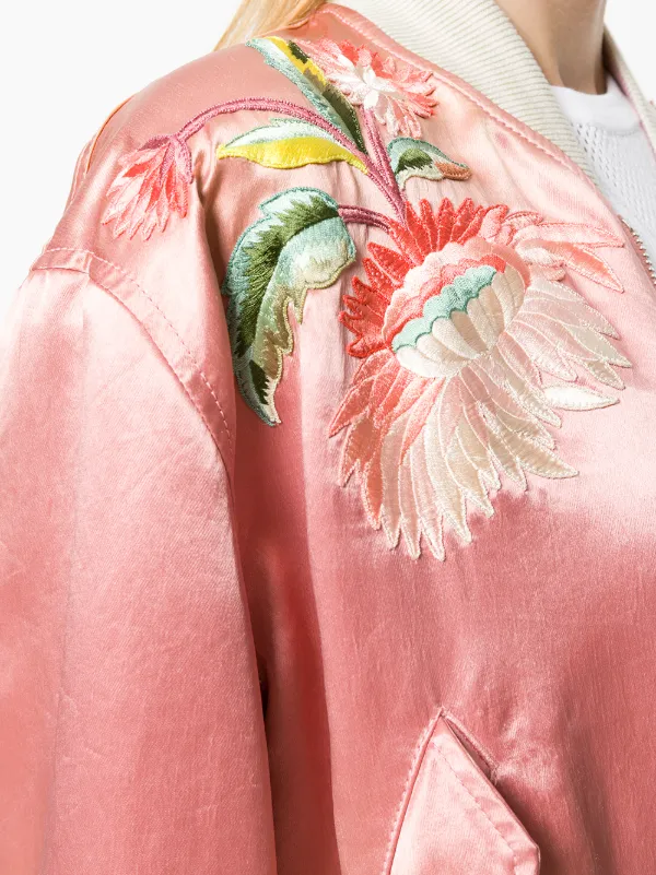 gucci floral bomber jacket