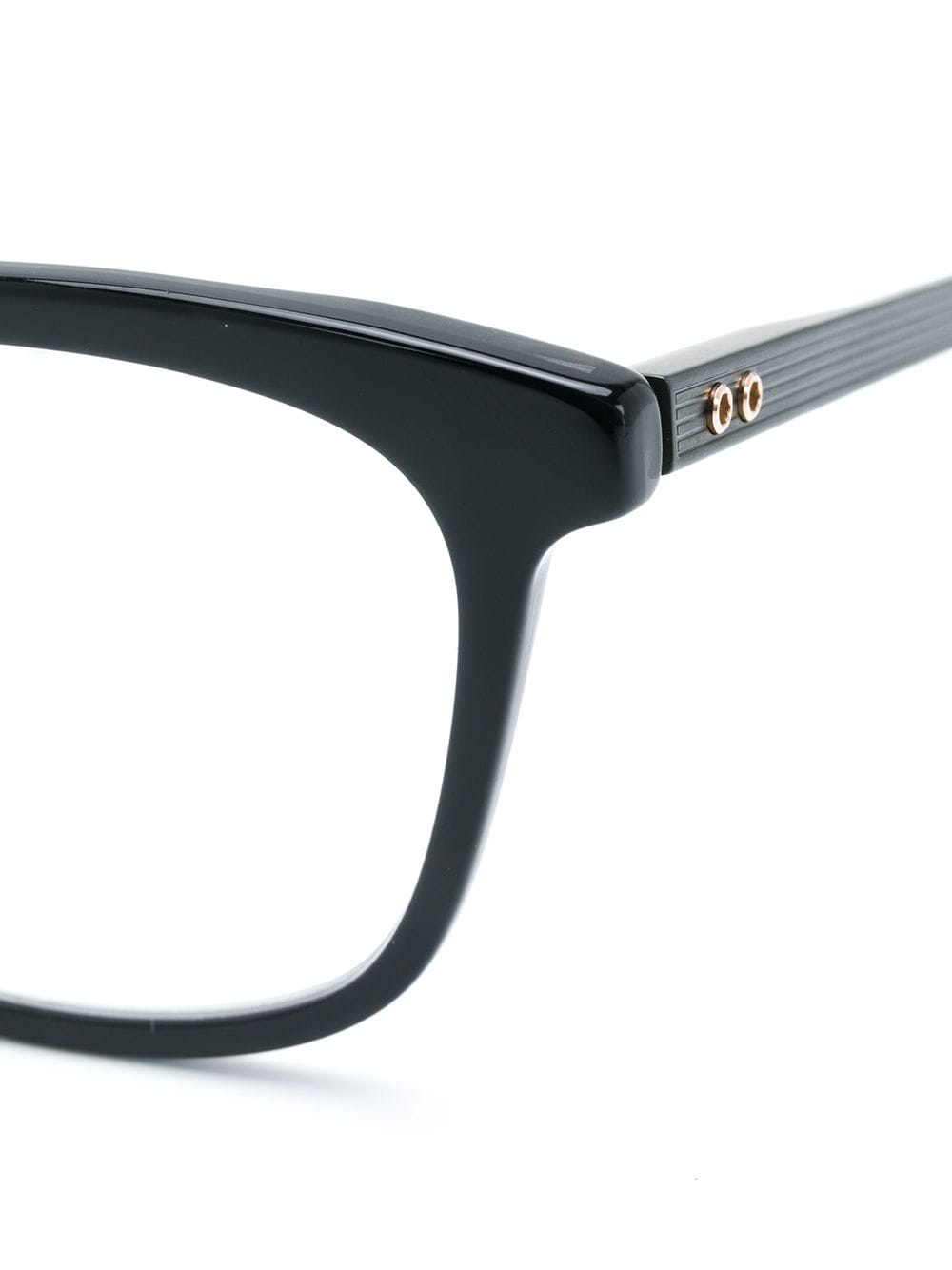 Shop Dita Eyewear Floren Square Frame Glasses In Black